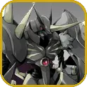 Omegamon evolves into Omegamon Zwart